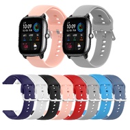 For Amazfit GTS 4 mini Reverse Buckle Silicone Strap