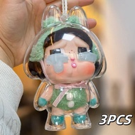 ราบูบู เคสใสป้องกัน Labubu v1 v2 พวงกุญแจ CocaCola เคสใสป้องกัน Labubu จี้กระเป๋าเป้ป้องกัน โคคาโคล่