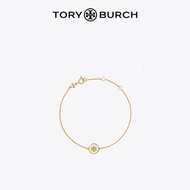 【New Year Gift】Tory Burch Kira Double T Logo Pendant Bracelet 90284