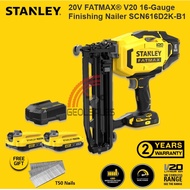 STANLEY 20V MAX FATMAX® V20 16-GAUGE FINISHING NAILER CORDLESS NAIL GUN (SCN616D2K)