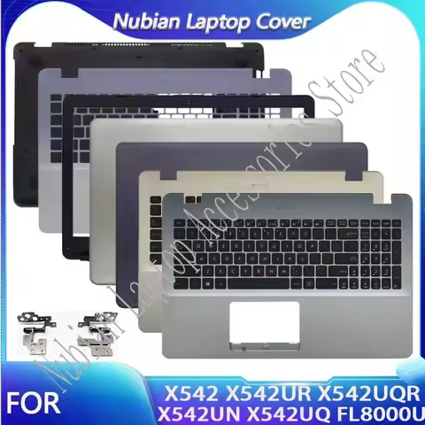 NEW For X542 X542UR X542UQR X542UN X542UQ FL8000U A580 F580 V580 Palm pad keyboard/bottom cover/hing