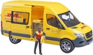 現貨 德國 BRUDER DHL(含人偶) 敦豪快遞/貨車/運輸車/貨運車/工程車/大型汽車/快遞車 兒童玩具車塑料模型