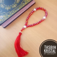 Premium Czech crystal prayer beads, 33 crystal prayer beads