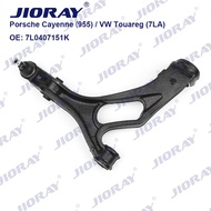 JIORAY Front Lower Left Suspension Control Arm Triangle For Porsche Cayenne 955 9PA VW Volkswagen 7L