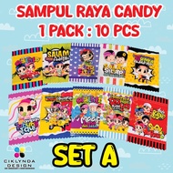 SAMPUL RAYA CANDY / SAMPUL RAYA JAJAN - 1 PACK 10 PCS