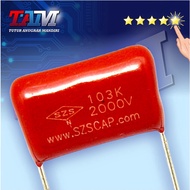 PART LAS LISTRIK KAPASITOR MILAR MYLAR 103J 2000V / 103J2000V