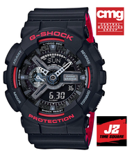 G-shock GA-110 นาฬิกาใส่เที่ยวสุดชิว สีดำแดง กับ GSHOCK GA-110HR-1A สุดฮิตอุปกรณ์ครบทุกอย่างประหนึ่งซื้อจากห้างพร้อมประกัน 1 ปี CMG