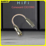 USB Type C to 3.5mm HiFi Adapter Cable DAC Conexant CX31993 Chip - CX-PRO