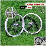 Wheelset 16 Or Bicycle Rims 16In Ready to Use Already Assembled And Spoked