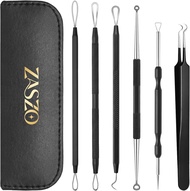6 Pcs Pimple Popper Tool kit Stainless Blackhead Remover Tools    Professional Comedone Pimple Poppe
