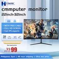 Hamle Computer Monitor 24 Inch PC Gaming Monitor Desktop Monitor For Computer 22/24/27/32 Inch Computer Monitor  Desktop Pc Monitor