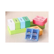 Weekly Pill Organizer 4 Times a Day 7 Box 28 Large Compartments Travel Medicine
