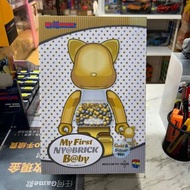 （旺角家樂坊17樓門市現貨）Medicom Toy Be@rbrick Bearbrick My First Ny@brick B@by Gold & Silver Ver. 100% & 400% 