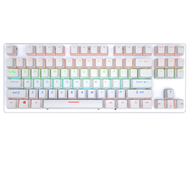 全城熱賣 - 青軸遊戲發光機械鍵盤(K550白色青軸普通版）