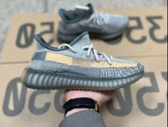 adidas originals Yeezy Boost 350 V2 "israfil"運動鞋 休閑鞋 gray blue灰藍色