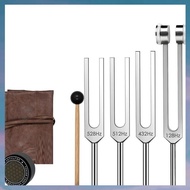 [hotkeystore.] Frequency Tuning Fork Set-Weighted& Unweighted 128Hz 432Hz 512Hz 528Hz Tools with Act
