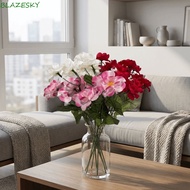 BLAZESKY Artificial Begonia Flowers, Realistic UV Protection Silk Begonia Flower, Floral Arrangement