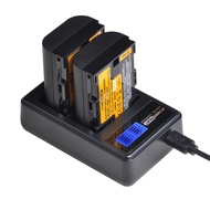 LP-E6N LP-E6 Baery(real 2040mAh)  LCD B Charger for Canon EOS 5D Mark II, DS Mark III, 5D Mark IV, 5DS, 5DS R, 6D, 7D, 7