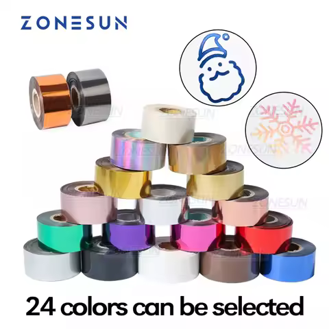 ZONESUN 4CM DIY Transfer Hot Stamping embossing bronzing Paper Hot Selling Hot Foil Stamping Colorfu