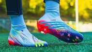 Adidas Predator Edge+ FG รองเท้าฟุตบอล ตัวท็อปไร้เชือก