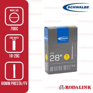 Schwalbe 700C x 18-28C 60mm FV Bike Tube