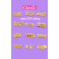Emas 375 subang/375gold earring/375黄金耳环/9k