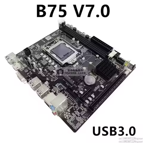 B75 computer main board CPU set desktop i3 i5 i7 1155 pin I5 3470 3570 i33220