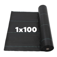 【เมตรละ5บาทเท่านั้น】ผ้าคลุมดิน พลาสติกคลุมดิน (5ม10ม50ม100ม200ม300ม)ผ้าคลุมหญ้า ผ้ากันวัชพืช กำจัดหญ