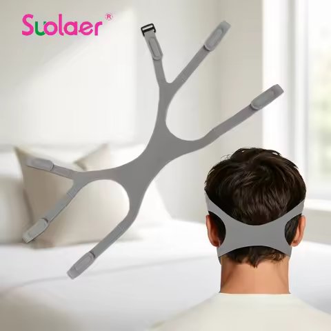 1-2 Pack Replacement Headgear Compatible with Fisher & Paykel Simplus Nasal Mask, Comfortable Head S