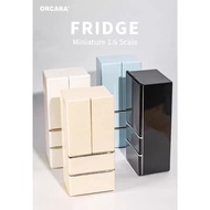 Orcara refrigerator model with lights - two doors, 1/6 scale - no items included