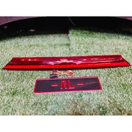 Proton X70 X90 Rear boot trunk center garnish led lamp light cover lip bodykit body kit