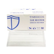 Medicos UltraSoft 4ply Face Mask (Adult) 50's - Snow White