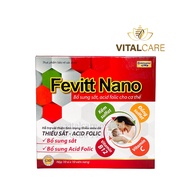 FEVITT NANO 4M iron supplement pills support hematopoiesis, improve anemia - Box of 100 pills - Vita