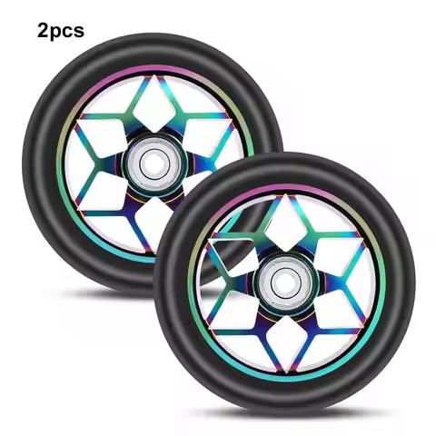 2Pcs 110mm Scooter Wheels Stunt Scooter Replacement Wheels With ABEC-9 Bearings Scooter Wheels