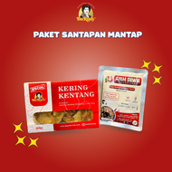 [PAKET SANTAPAN MANTAP] - Kering Kentang Bu Rudy + Sambal Ayam Suwir