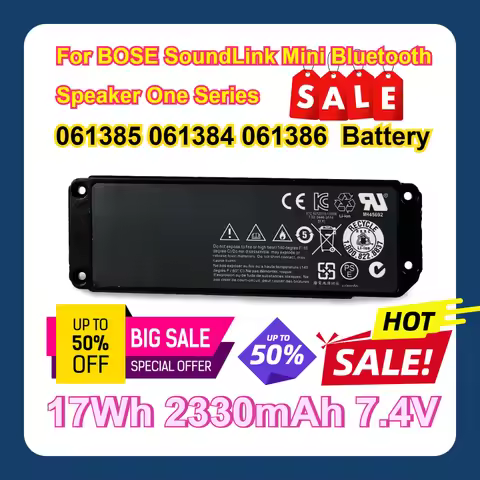 For BOSE SoundLink Mini Bluetooth Speaker One Series 17Wh 2330mAh 7.4V 061385 061384 061386 Battery