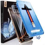 MAGIC JOHN 2 Pack for iPhone 16 Pro [6.3 inch] Tempered Glass Screen Protector, HD Clear, Bubble Fre