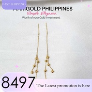 Saudi Gold Double Ball Tictac Earrings