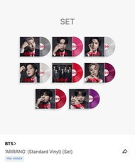 BTS 'ARIRANG' 黑膠唱片 Vinyl