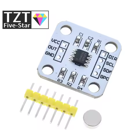 GREATZT AS5600 magnetic encoder magnetic induction angle measurement sensor module