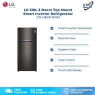 LG 516L / 602L 2 Doors Top Mount Smart Inverter Refrigerator | GN-H602HXHM | GR-H802HQHM