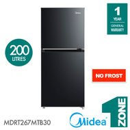 Midea 200L Fridge 2-Door Refrigerator - Model: MDRT267MTB30 / MDRT267