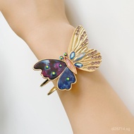 Vintage Elegant European and American Style vintage Vintage Bracelet Insect Acetate Enamel Style Bra