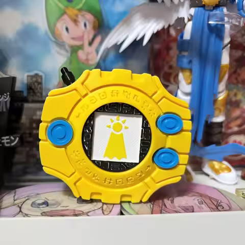 Digimon Digivice Tap Night Light 3 Brightness Levels Type C Rechargeable Magnetic Refrigerator Magne