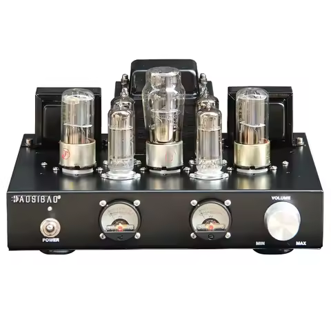 Audiophile 6P1 Tube Power Amplifier Class A Single-ended Parallel High-power HIFI Power Amplifier Re