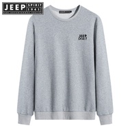 JEEP SPIRIT 1941 ESTD American mens round neck sweater long-sleeved bottoming shirt genuine pullover