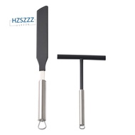 304 Stainless Steel French Crepe Spreader for Kitchen + Spatula