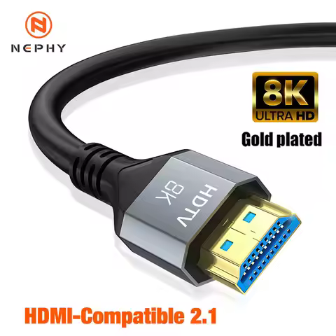 Ultra High Speed HDMI-Compatib 2.1 Cable 8K 60Hz 4K 120Hz Cable Long 1M 10M HDMI2.1 for PS5 Xbox Ser