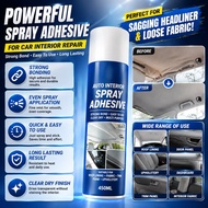 Car Headliner Spray Adhesive 450ML Car Roof Lining Glue Interior Repair Spray Gam Siling Kereta Pele