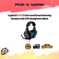 Logitech G431 7.1 Surround Sound Gaming Headset with DTS Headphone Black